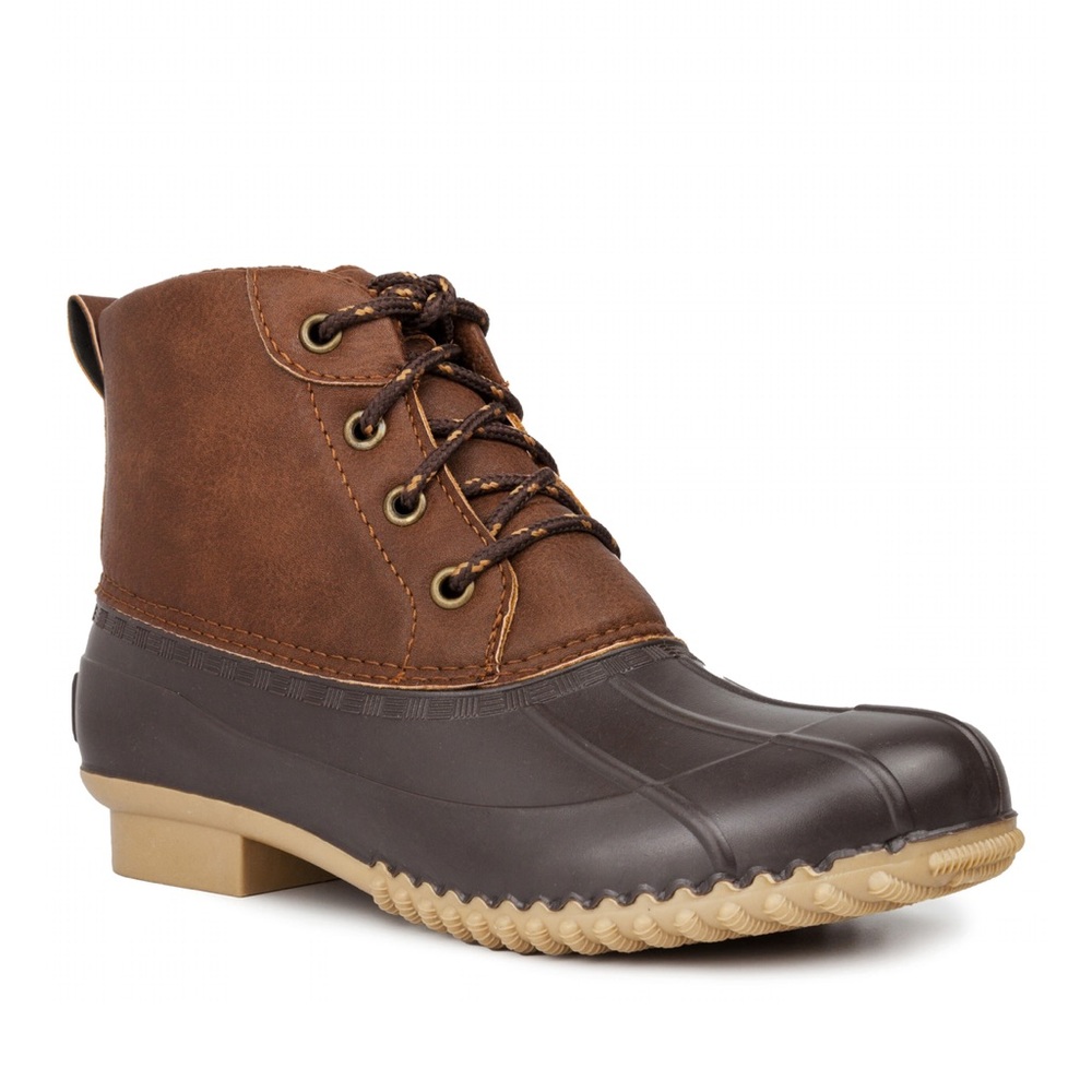 London Fog Brown Duck Boots